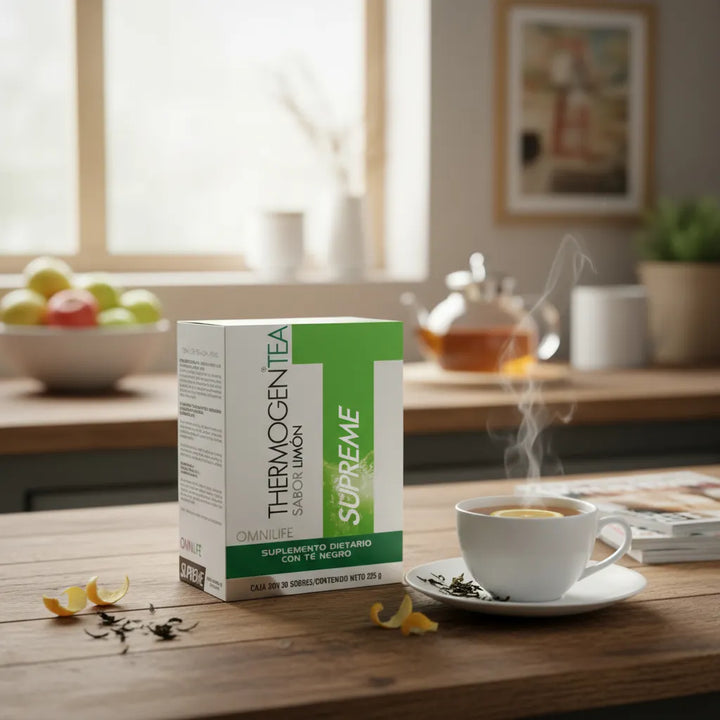Omnilife Thermogentea Sabor A Limon Limón - Imagen 6