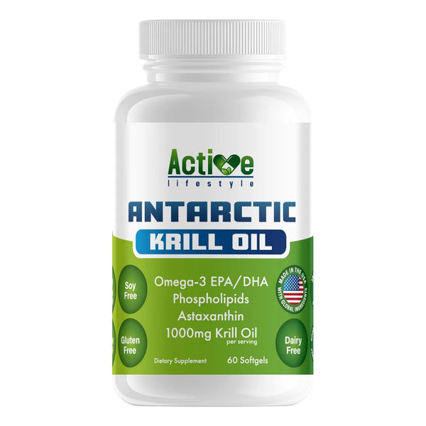 Aceite De Krill Antártico 1000 Mg Para Articulaciones Movilidad Memoria Y Corazón