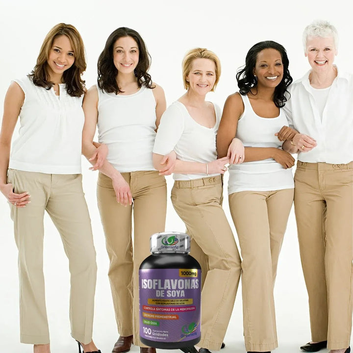 Isoflavonas De Soya Regulador Hormonal Menopausia Fem 1000mg - Imagen 9