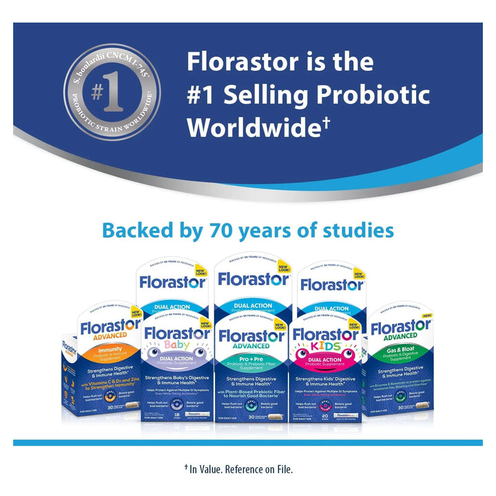 Cápsulas Probióticas Florastor Para Salud Digestiva E Inmuno - Imagen 7