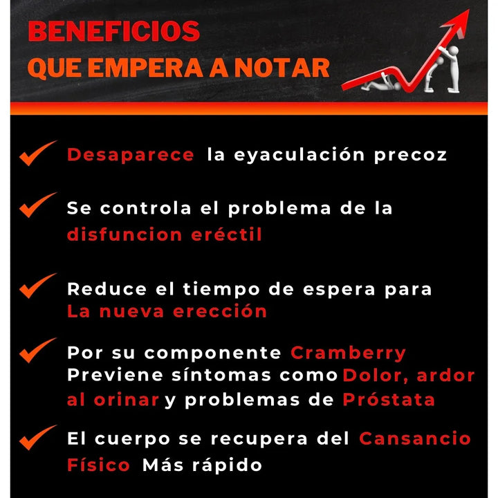 Potenciador Masculino Y Femenino Seven7 Energía Y Desempeño Uva - Imagen 5