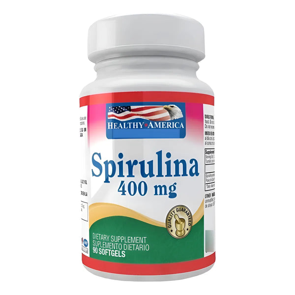 Spirulina 400mg X90 Cap Healthy Espirulina - Imagen 1