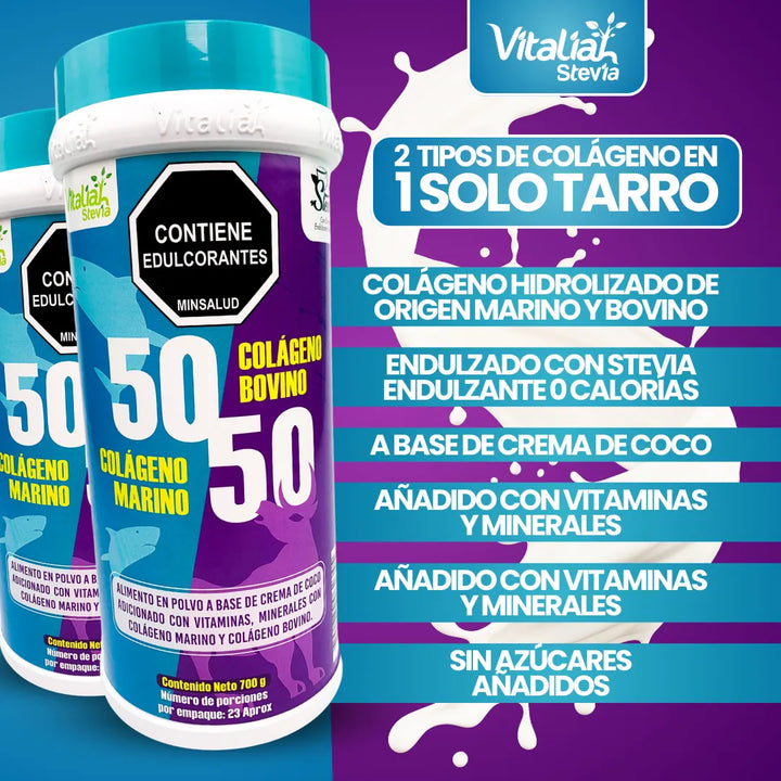 Kit Colágeno Hidrolizado Vitaliah 50/50 + Vainilla + Doypacks X2 - Imagen 5