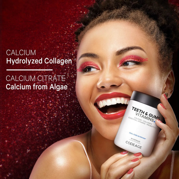 Vitaminas Para Dientes Y Encías Probióticos Orales Calcio Co - Imagen 5