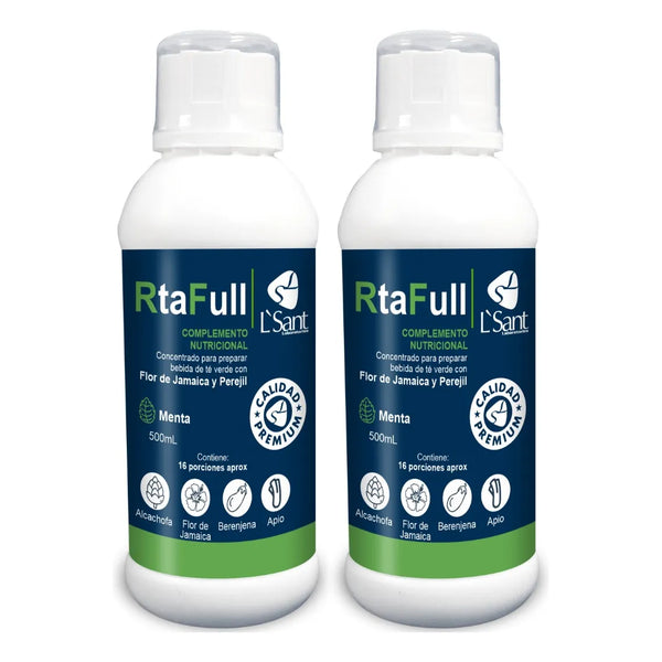 2 Rta Full Drenador Hepatico- Sabor Menta - Imagen 1