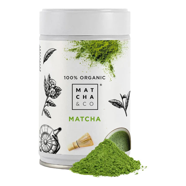 Té Verde Matcha Orgánico En Polvo 80 Gramos Grado Ceremonial Energía Natural Antioxidantes