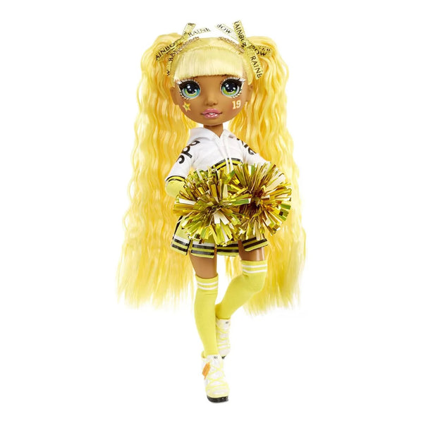 Muñeca De Moda Sunny Madison Con Pompones Y Accesorios Rainbow High