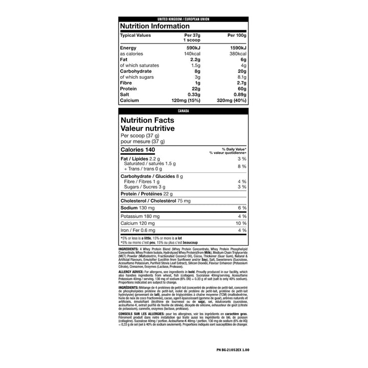 Mutant Whey 4 Lbs Duo Proteína - Imagen 2