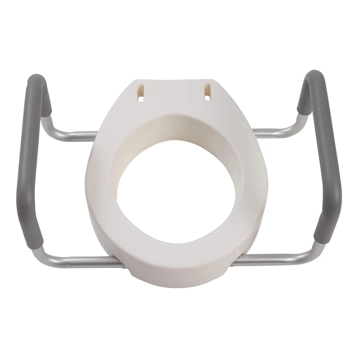 Asiento Elevador Premium Con Brazos Desmontables Blanco - Imagen 5