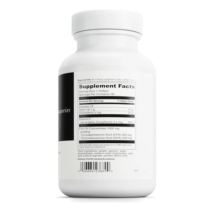 Omega 3 1000 Mg Mantiene Colesterol Normal Apoya Sistema Inm - Imagen 2
