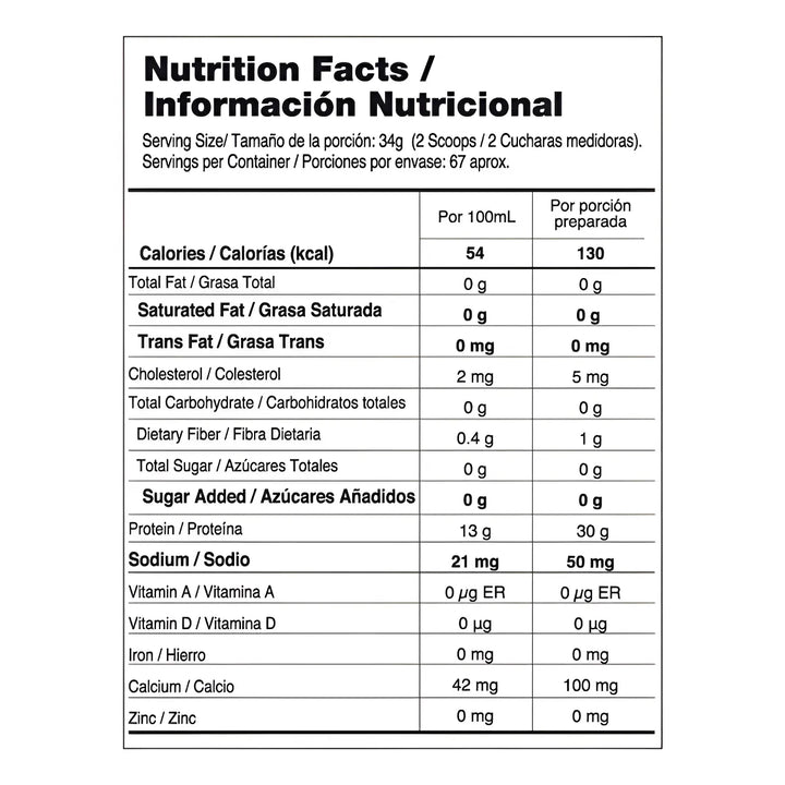 Proteina Whey Isolate Gourmet 5 Lbs - Parecido Isopure / Iso100 - Imagen 3