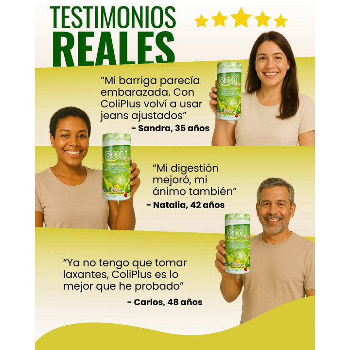 Coli Plus Fibra Natural- Estreñimiento Inflamacion Adelgaza - Imagen 9