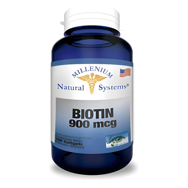 Biotina 900mcg X 100 Caps - Mns - Imagen 1