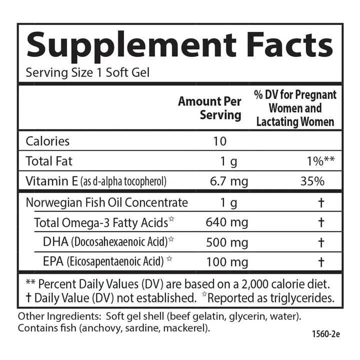 Dha Para Madre 500 Mg Apoyo Prenatal Desarrollo Fetal Salud - Imagen 4
