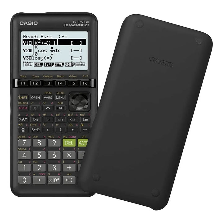 Calculadora Casio Fx-9750giii Graficadora Y Programable Color Negro - Imagen 2