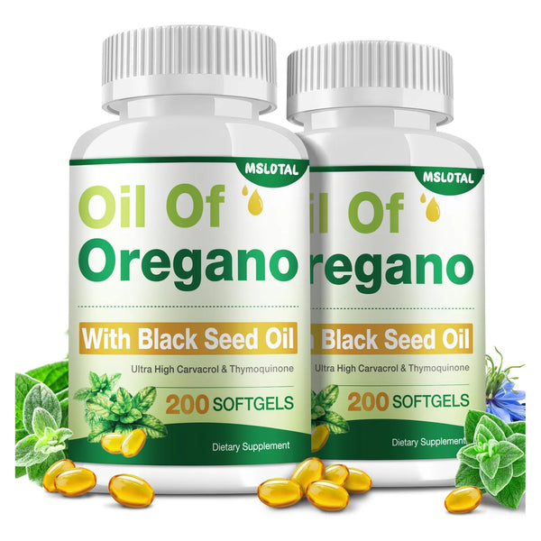 Cápsulas Blandas De Aceite De Orégano Orgánico 400 Unidades Apoyo Inmunológico Y Digestivo