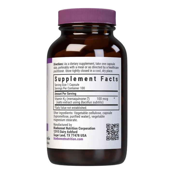 Cápsulas De Vitamina K2 100 Unidades 100 Microgramos De Salu - Imagen 2