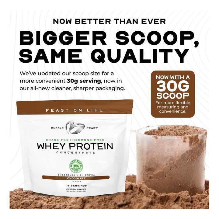 Proteína De Suero Natural Alimentada Con Pasto Sabor Chocola - Imagen 3