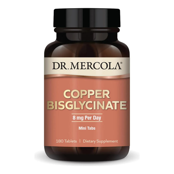 Bisglicinato De Cobre 180 Tabletas 8 Mg Por Día Mini Pestaña - Imagen 1