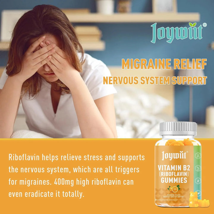 Gomitas Masticables Vitamina B2 Riboflavina 400 Mg Para Adul - Imagen 4