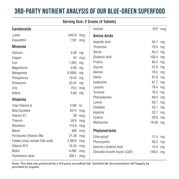 Tabletas Orgánicas De Espirulina Y Clorella Crudas Con Alta - Imagen 7