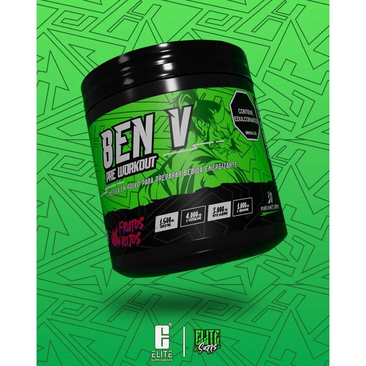 8 En V Pre-workout - G A $211 Frutos Rojos - Imagen 4