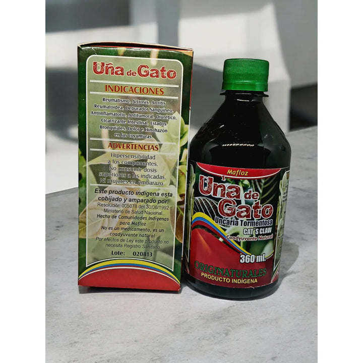 Uña De Gato Jarabe 360 Ml Natural - Imagen 3