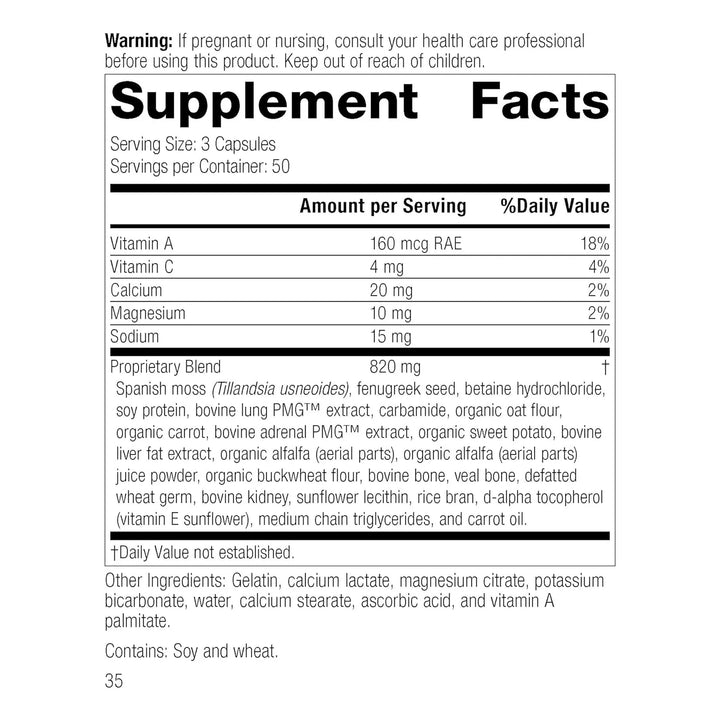 Allerplex Apoyo Salud Pulmonar Vitamina A Neumotropina Pmg M - Imagen 2