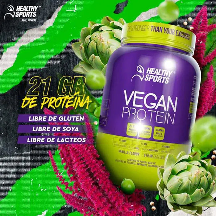 Vegan Protein Vegana - Healthy Sports - 910g Vainilla - Imagen 3