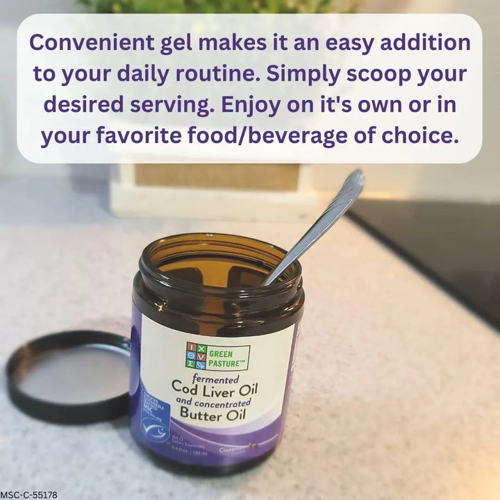 Aceite De Mantequilla Y Hígado De Bacalao Fermentado 181 G V - Imagen 2