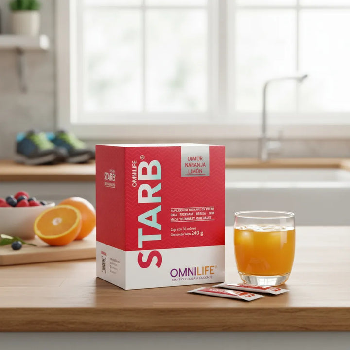 Starbien Omnilife X  30 Sobres  Naranja Limón - Imagen 5