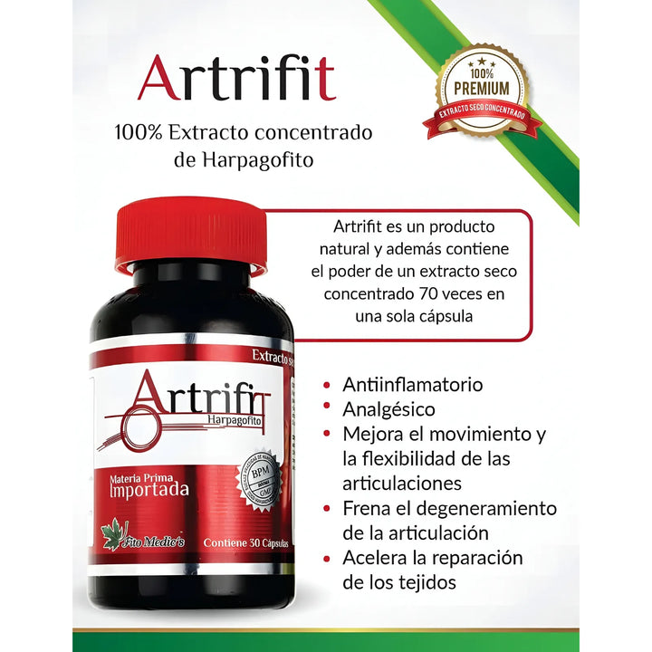 Artrifit Harpagofito X 60caps Sin Sabor - Imagen 2