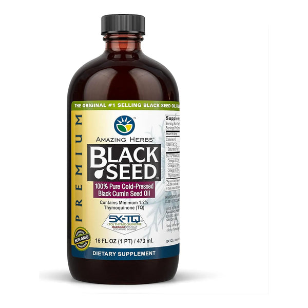 Aceite De Comino Negro Prensado En Frío 473 Ml Apoya Digesti - Imagen 1