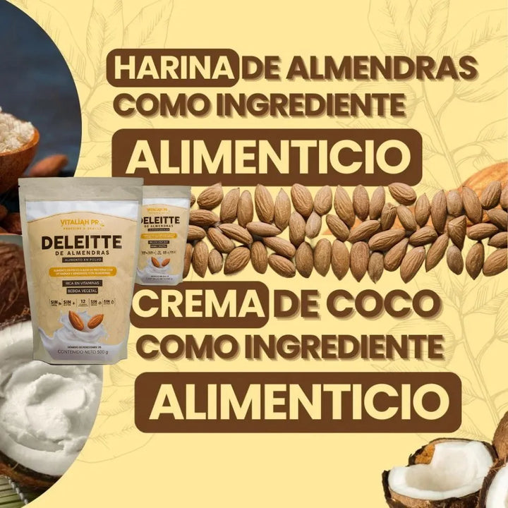 Leche De Almendras 3 Libras Vainilla Y Almendras - Imagen 9