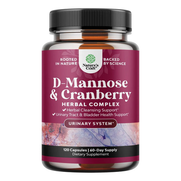 Cápsulas 1000 Mg Manosa D Con Extracto Arándano Para Limpiez - Imagen 1