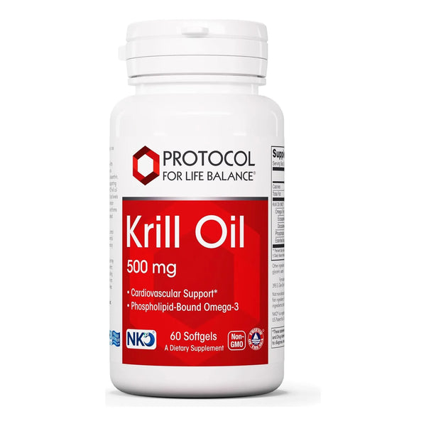 Aceite De Krill 500 Mg Dha Epa Astaxantina Soporte Corazón C - Imagen 1