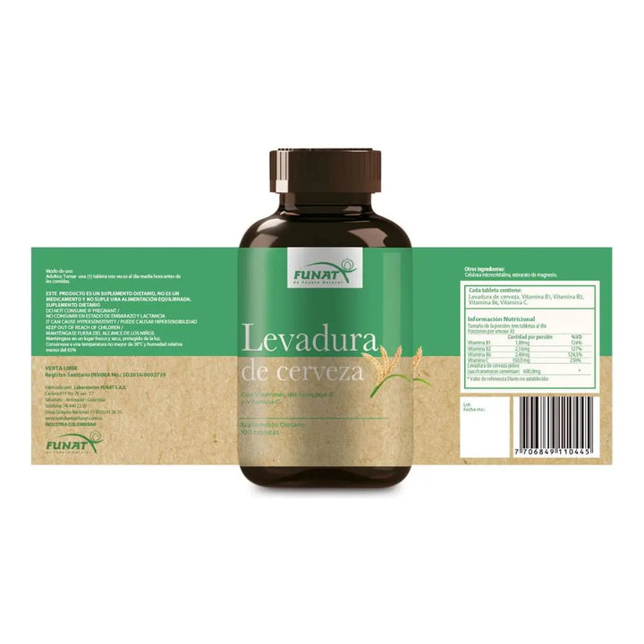 Levadura De Cerveza X 100 Tabs - Imagen 2