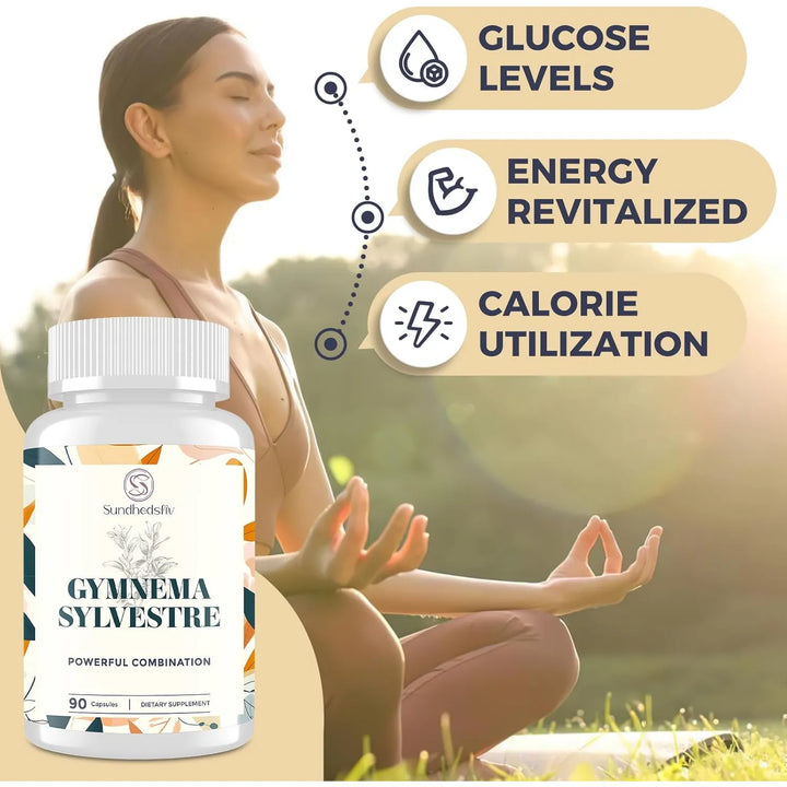 Cápsulas De 2100 Mg Con 16 Beneficios Gymnema Sylvestre Berb - Imagen 6