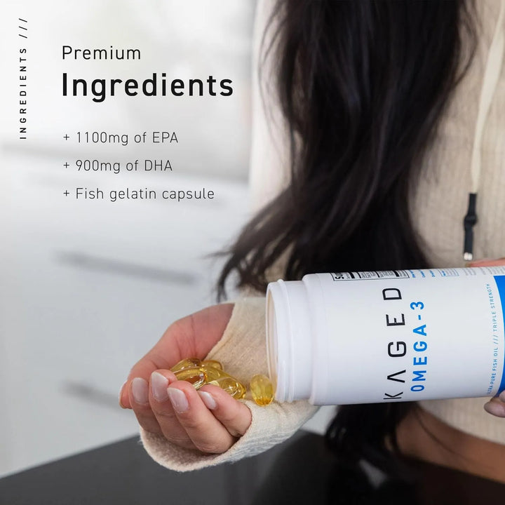 Aceite De Pescado Omega 3 3000 Mg Con Epa Dha Ultra Puro 60 - Imagen 3