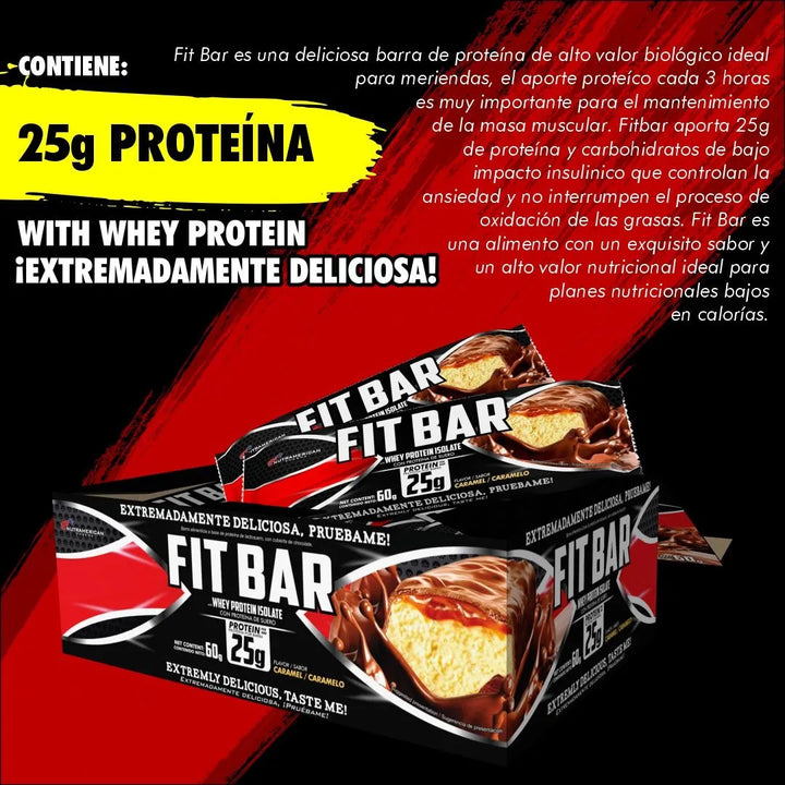 Fit Bar, Proteína Caja 12 Uni.  - Imagen 6