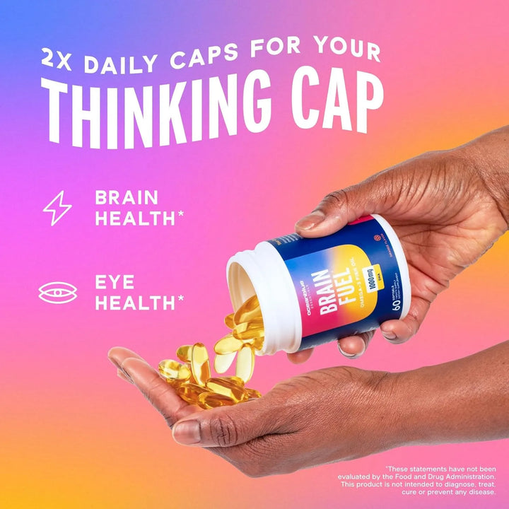 Aceite De Pescado Omega-3 Dha Alto En Potencia Para Cerebro - Imagen 4