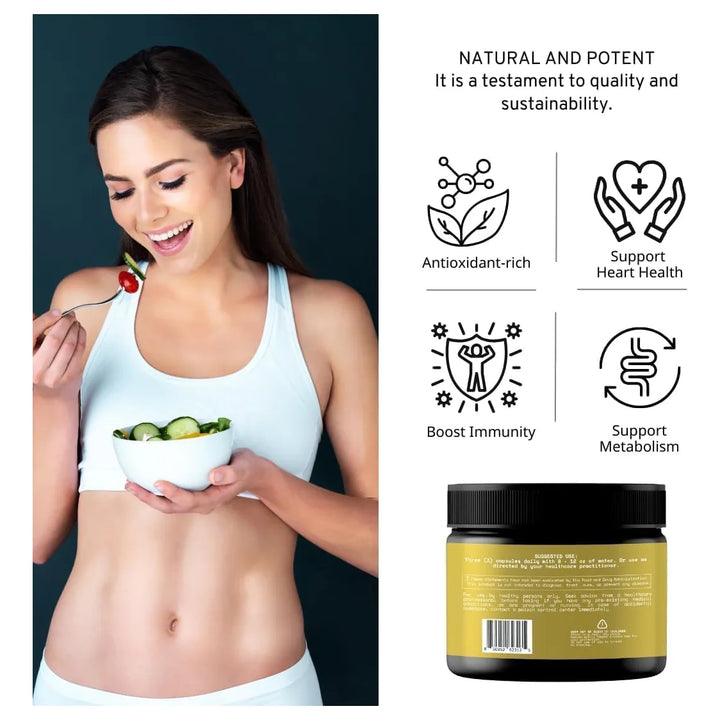 Berberina 1500mg Con Canela De Ceilán Alta Potencia 90 Cápsu - Imagen 4