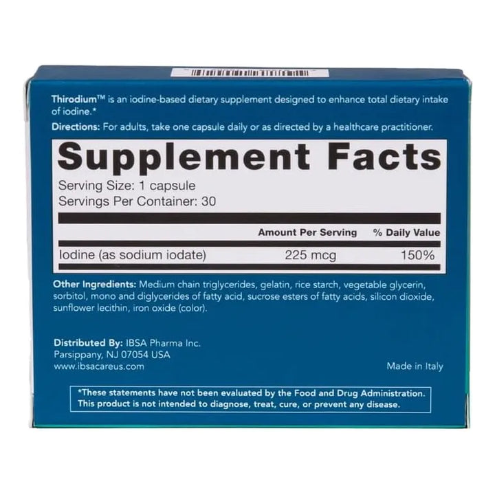 Cápsulas De Yodo 225 Mcg Para Apoyo Tiroides Alta Absorción - Imagen 2