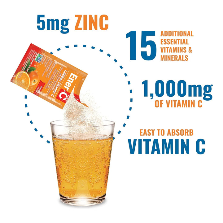 Bebida Multivitamínica De Naranja 1000 Mg Vitamina C Apoyo I - Imagen 4