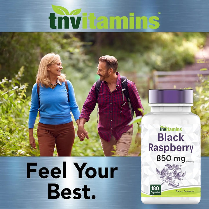 Cápsulas De Frambuesa Negra 850 Mg 180 Unidades Antioxidante - Imagen 4