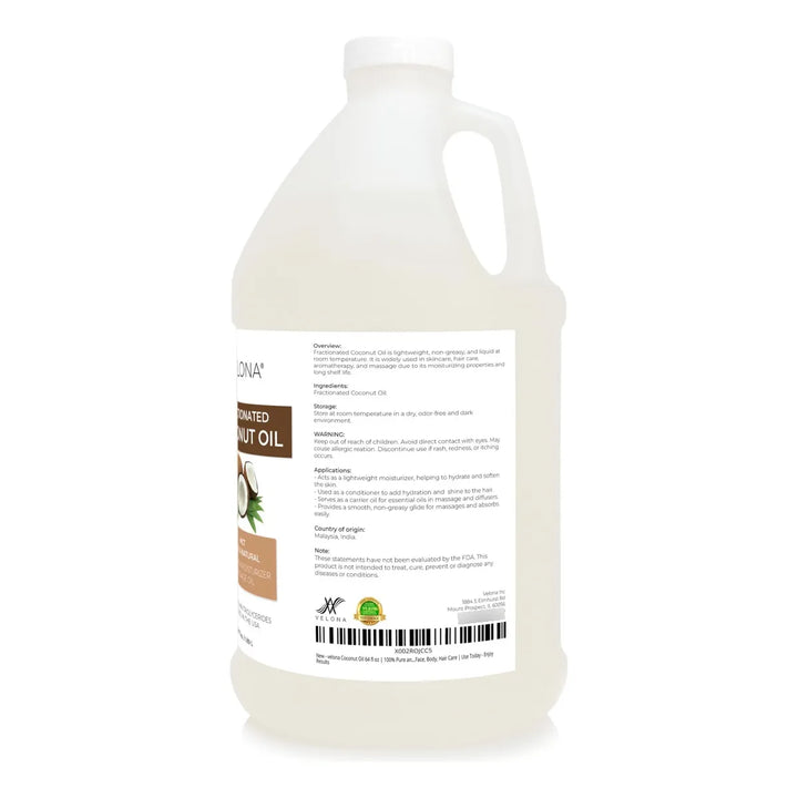 Aceite De Coco Mct 1892 Mililitros 100% Puro Fraccionado Cui Fragancia - Imagen 3
