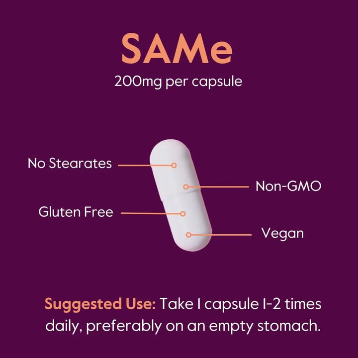 Cápsulas Estabilizadas De Sam-e 200 Mg Fáciles De Tragar 60 - Imagen 6