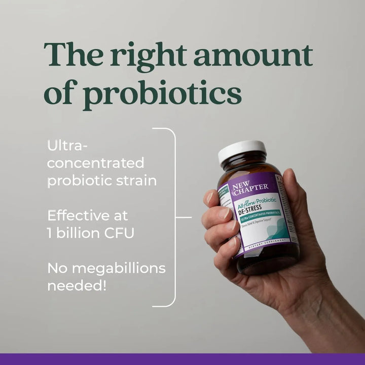Fórmula Probiótica All-flora Para Desestrés Con Ashwagandha - Imagen 3