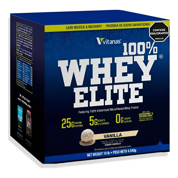 Proteina 100% Whey Elite 10 Lb - Imagen 1