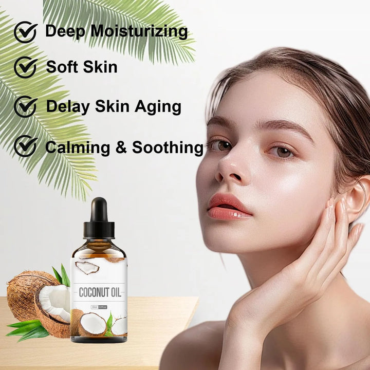 Aceite De Coco Orgánico Para Hidratación Facial Antienvejeci Fragancia - Imagen 3